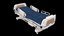 hospital bed 3D model