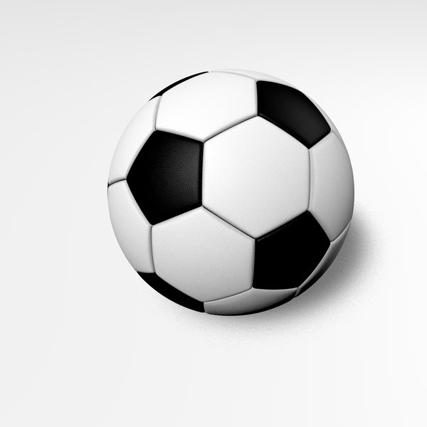 3D model soccer ball