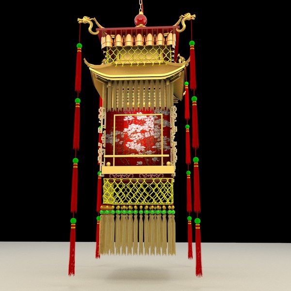 3D chinese palace lantern model