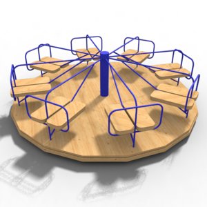playground roundabout 3D model