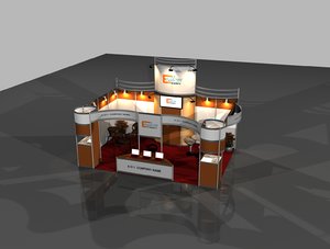 exhibition booth 4x6 3D