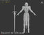 elf swordmaster ready 3D model