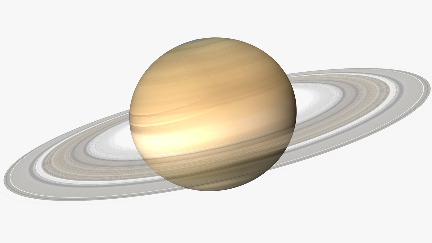 Сатурн на прозрачном фоне