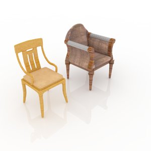wedding chair 3D model