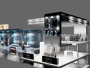 showroom 3D model