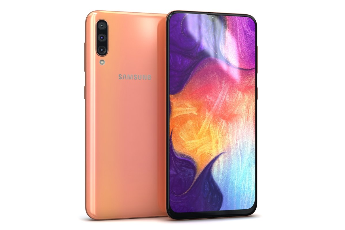 samsung galaxy a 50 coral