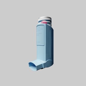 3D model aerosol inhaler