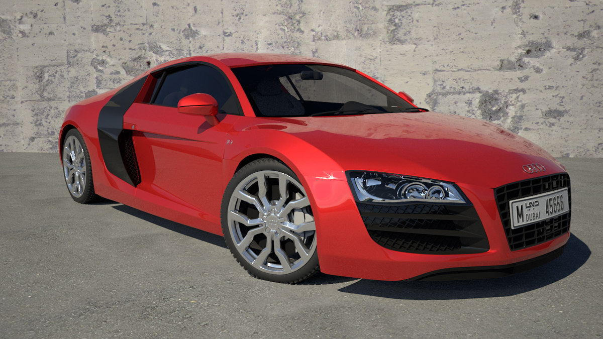 Audi r8 3d model