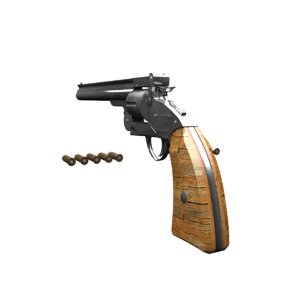 gun pistol 3D model