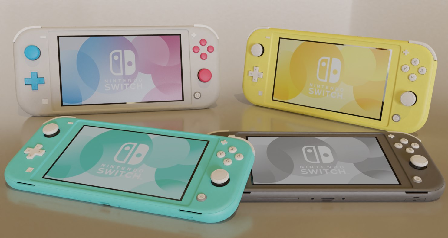 3d New Nintendo Switch Lite Model - Turbosquid 1430721