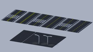 Road low-poly texture