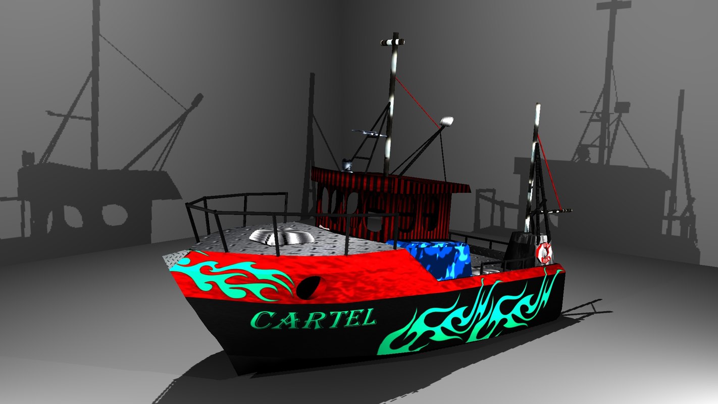 3D Other boat cartel gangster
