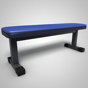 3D flat bench