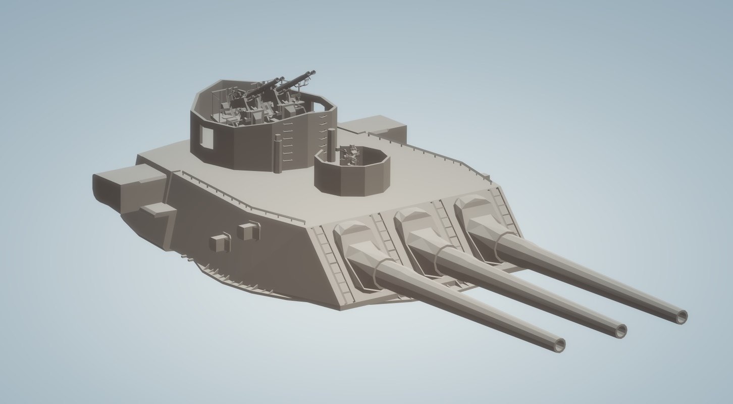 Uss north carolina wisconsin model - TurboSquid 1431889