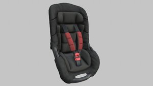 3D baby car seat