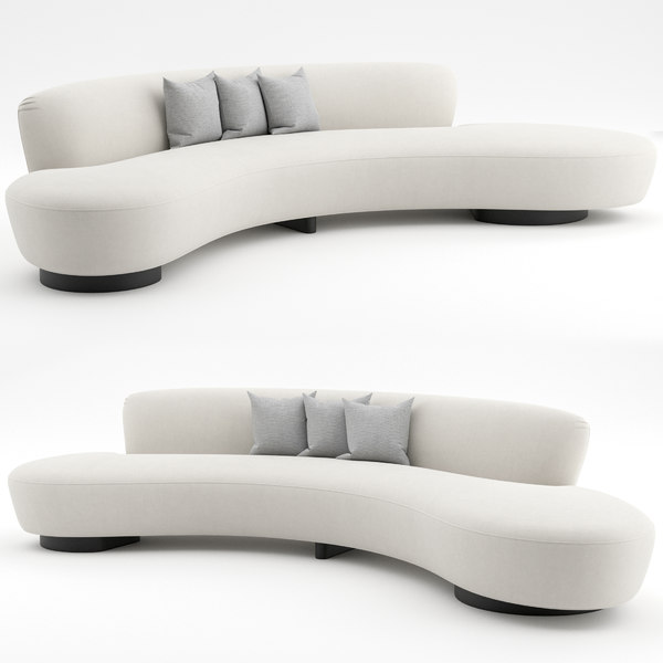Freeform Curved Sofa Vladimir Kagan Model Turbosquid 1432017 Freeform Curved Sofa Vladimir Kagan