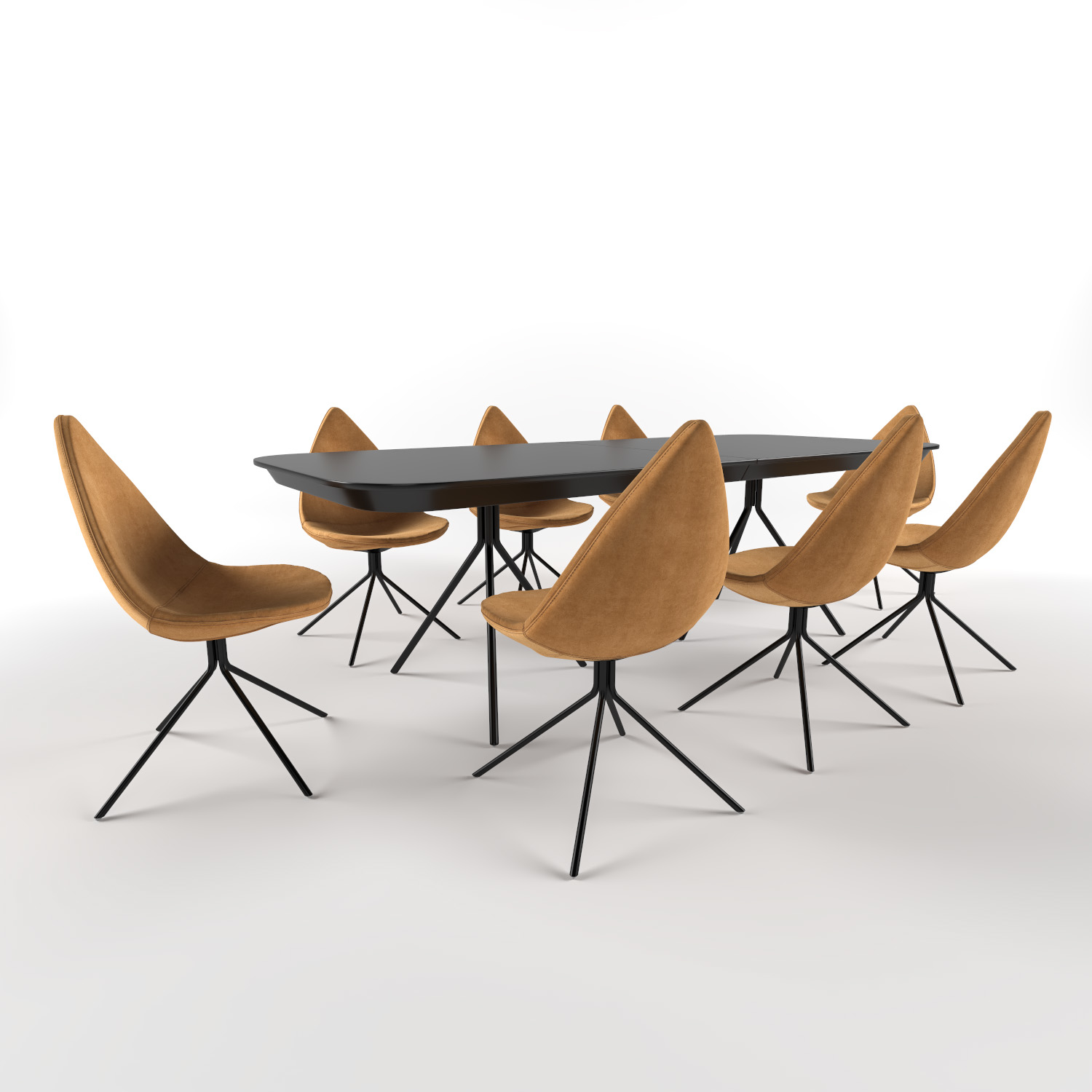 Attawa Table Chair Boconcept 3d Model Turbosquid 1432036