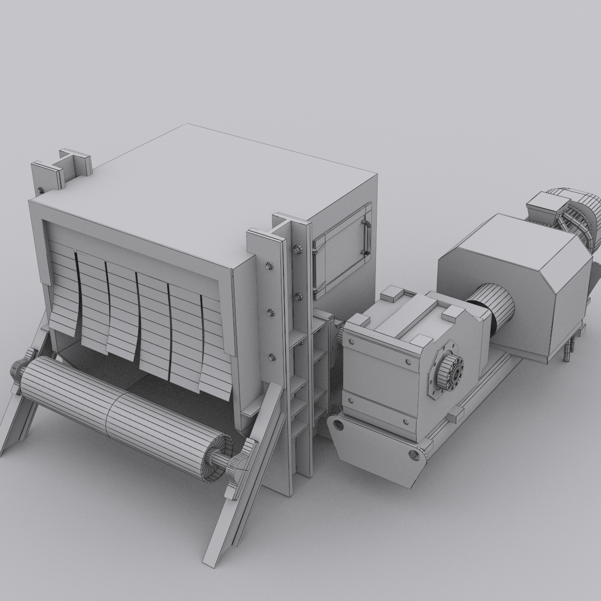 工业选煤厂3d模型