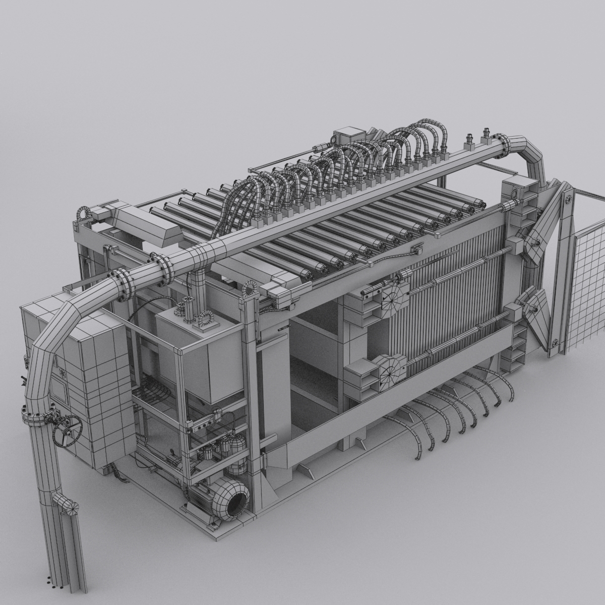 工业选煤厂3d模型