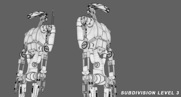 B1 Battle Droid 3D - TurboSquid 1432053