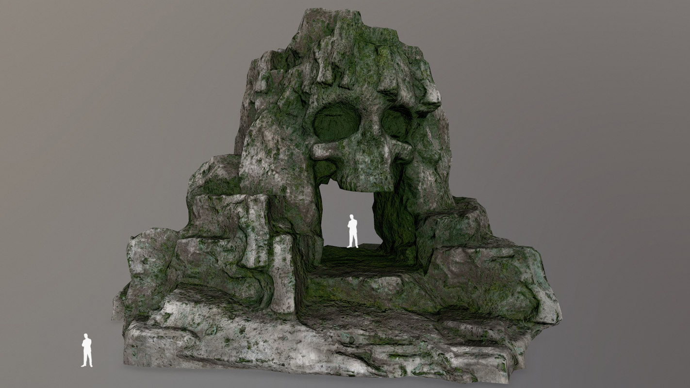头骨洞穴3D模型 - TurboSquid 1432075
