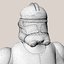 3D clone trooper star wars
