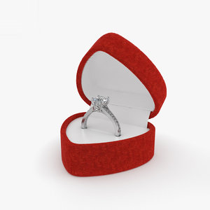 ring box diamond 3D model