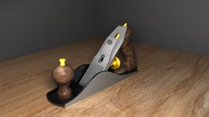 stanley hand plane tool 3D model