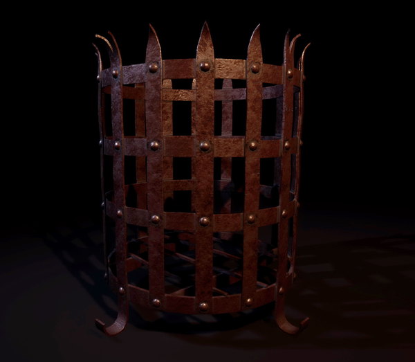 3d Medieval Brazier Model - Turbosquid 1432466