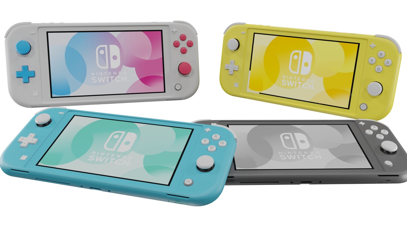 3D new nintendo switch lite model - TurboSquid 1430721