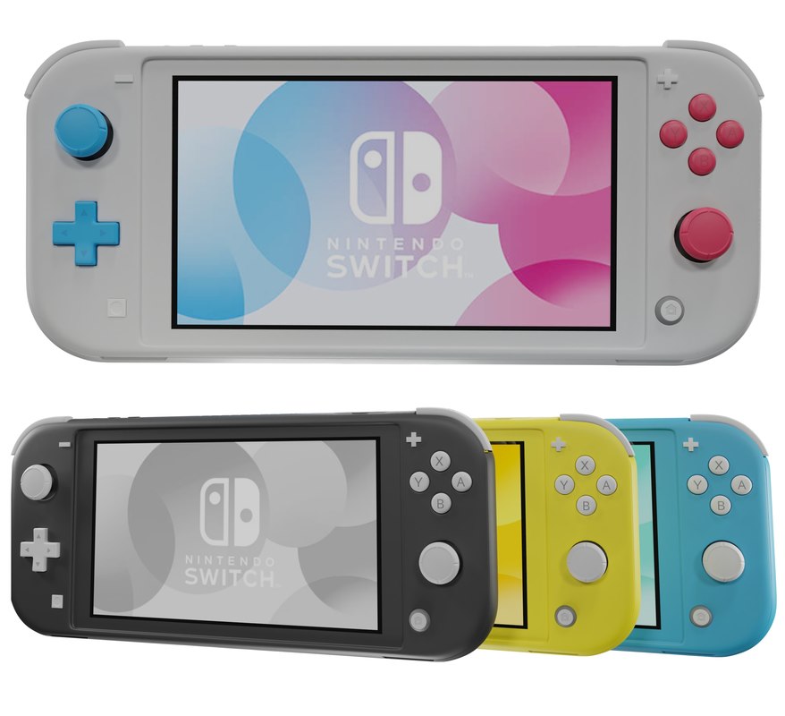 3D new nintendo switch lite model - TurboSquid 1430721