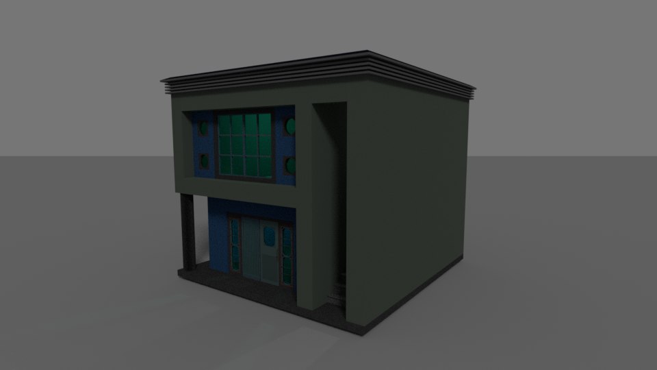3D small building model TurboSquid 1442543