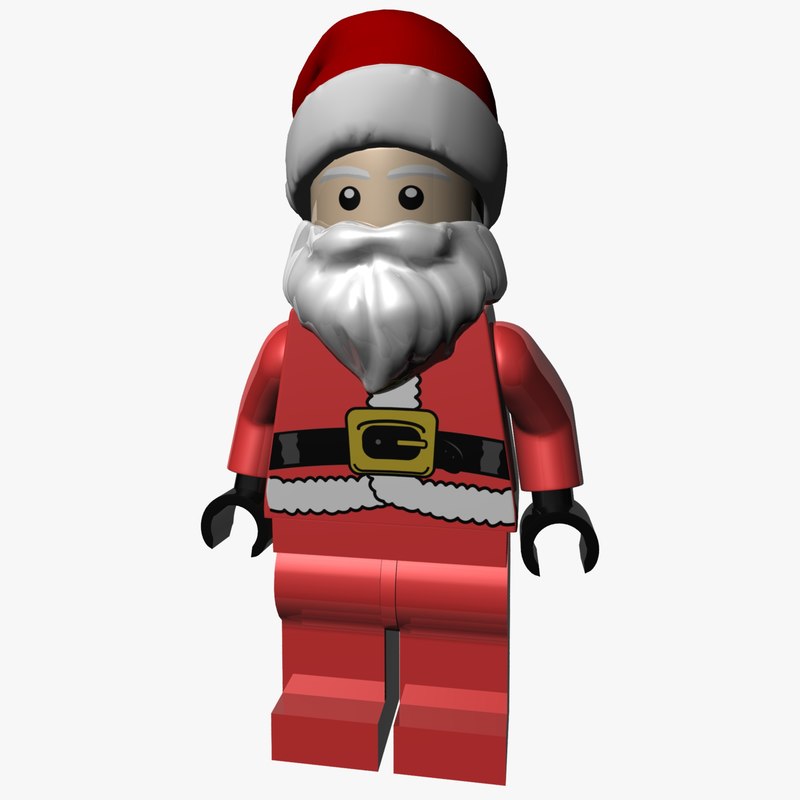 lego santa claus figure