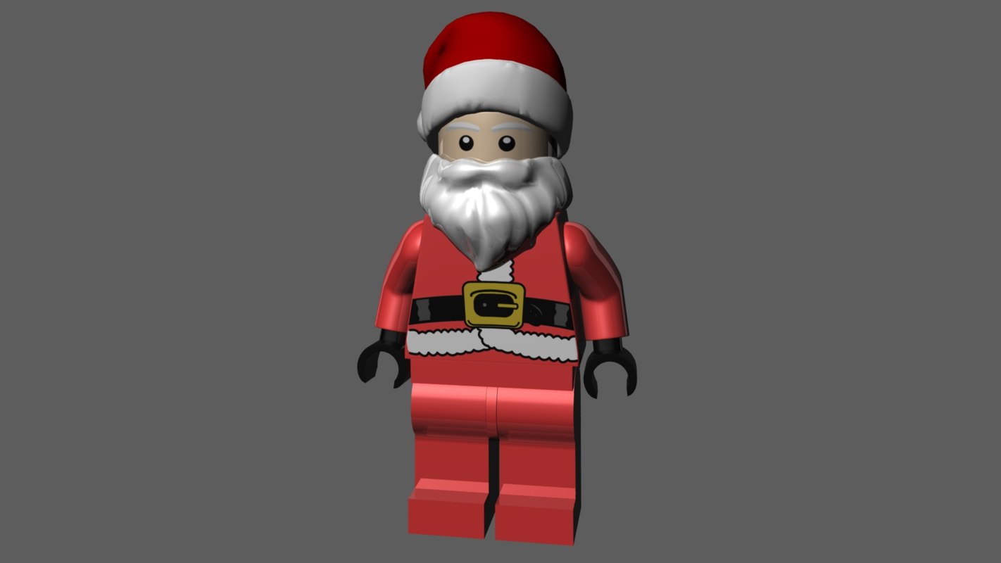 santa claus lego figure