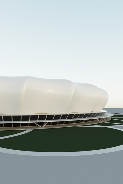 3D stadium arena model