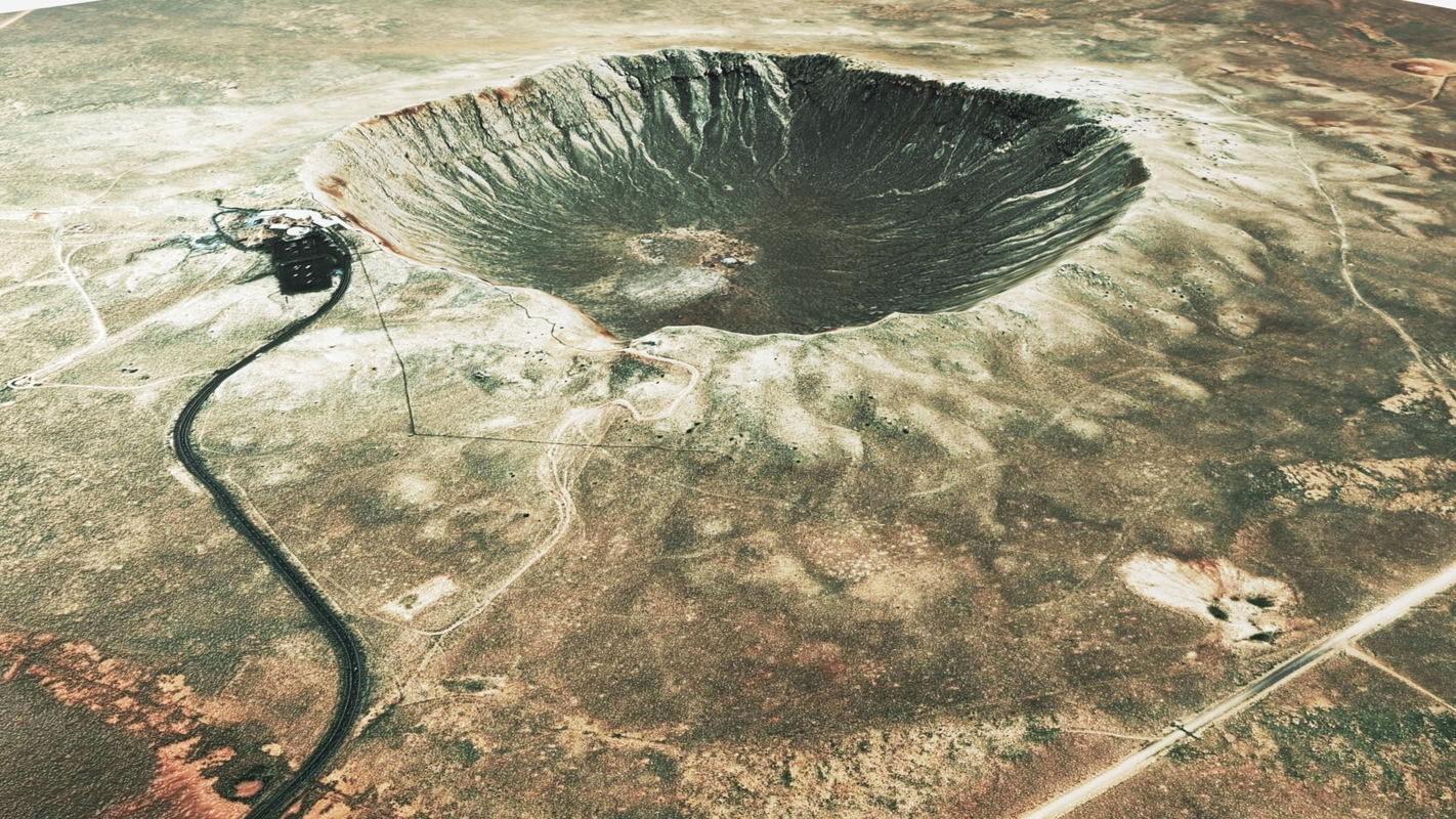 Crater ground model - TurboSquid 1432711