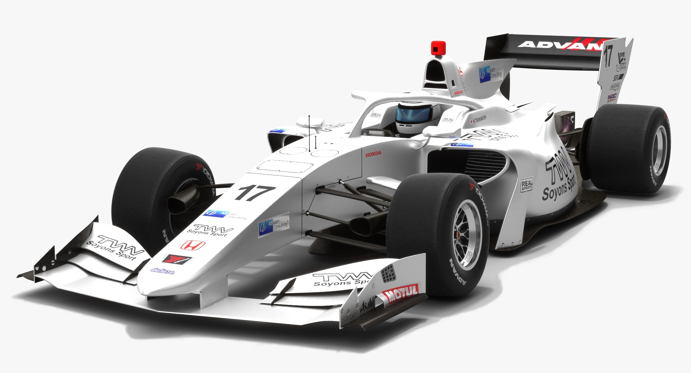 真正的賽車#17 super formula season 20193d模型