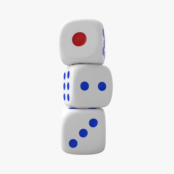 サイコロ3dモデル Turbosquid
