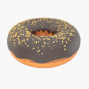 donut nuts 3D model