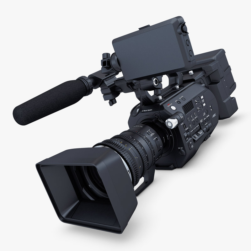 3D generic video camera hd model TurboSquid 1433148