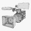 3D generic video camera hd model