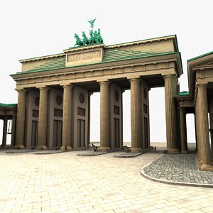 brandenburg gate 3D model