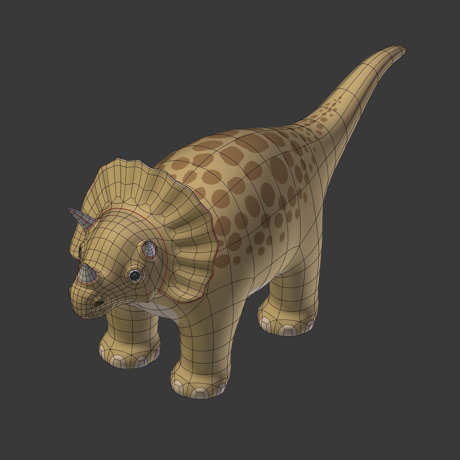 低聚恐龙v33d模型