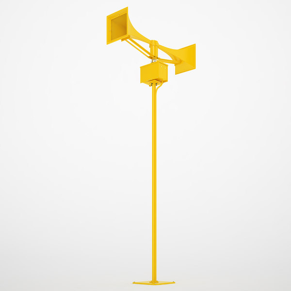 Emergency Tornado Siren Model Turbosquid