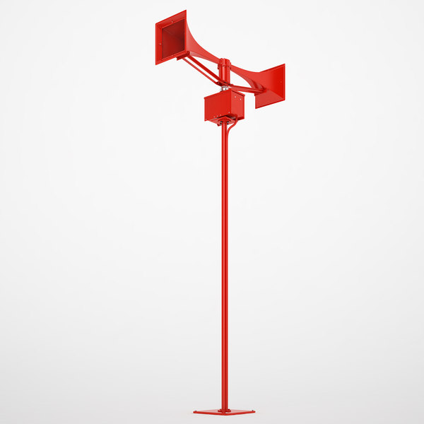 Emergency Tornado Siren 3d Turbosquid