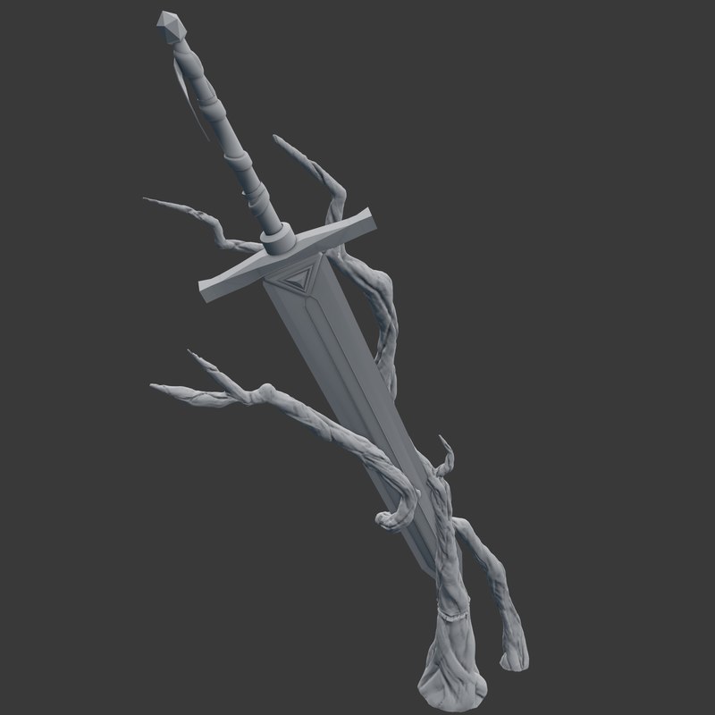 Sword moss model TurboSquid 1433608