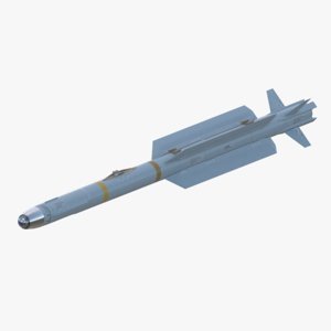 german air missile iris-t 3D