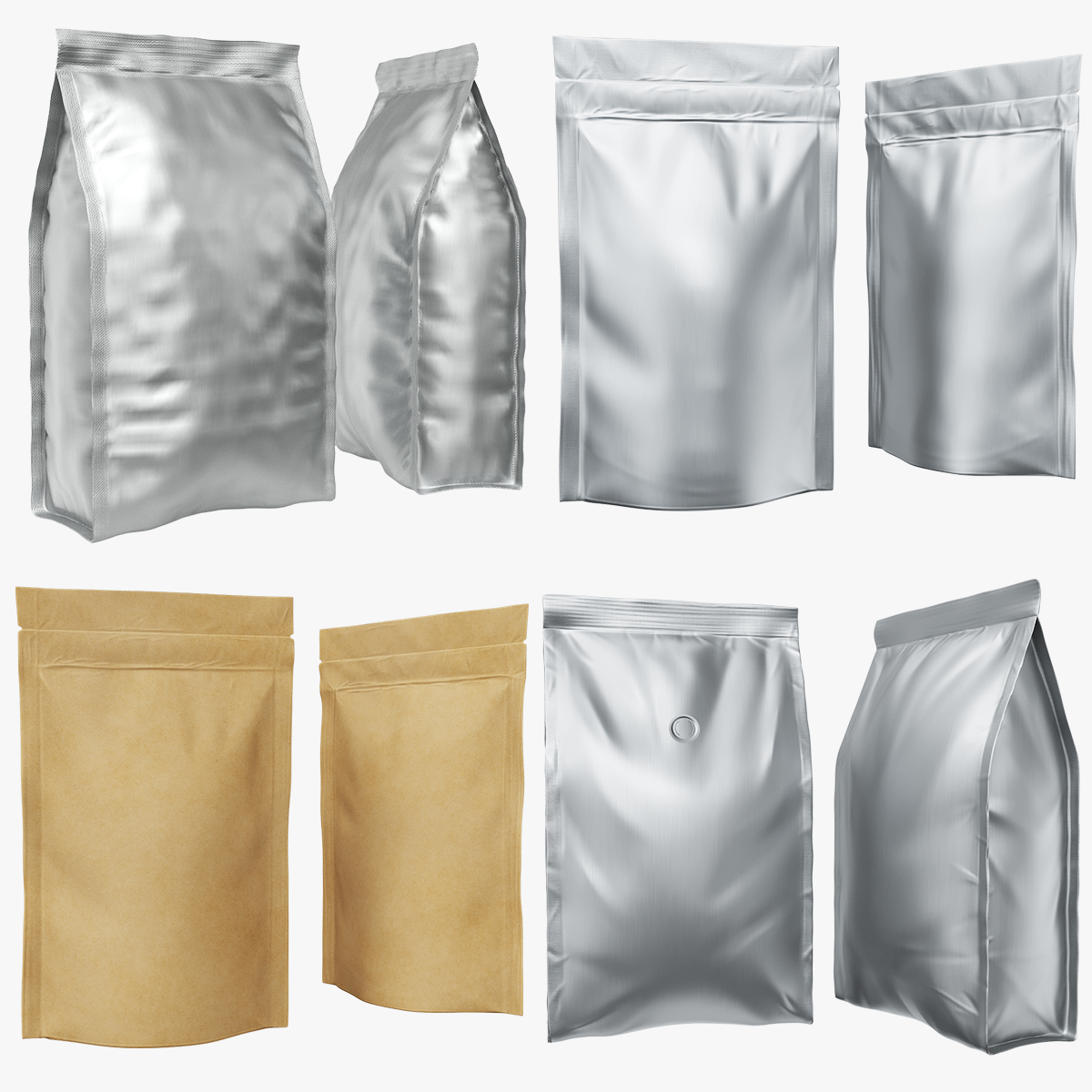 收集食品包装013d模型