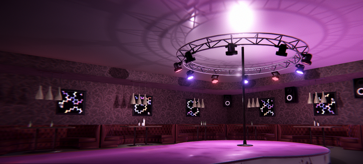 Nightclub Interior And Props