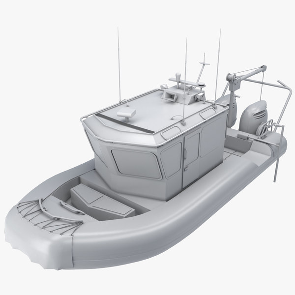 motor boat 3D model